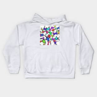 Candy scatter Kids Hoodie